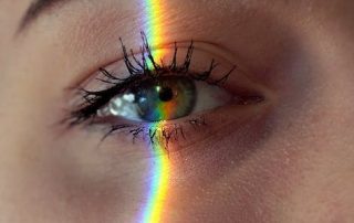 arcobaleno e occhio